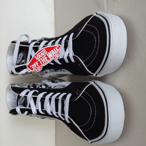 BRAND NEW VANS SK8-HI CHECKBOARD CUBE SNEAKERS - Picture 13 of 16